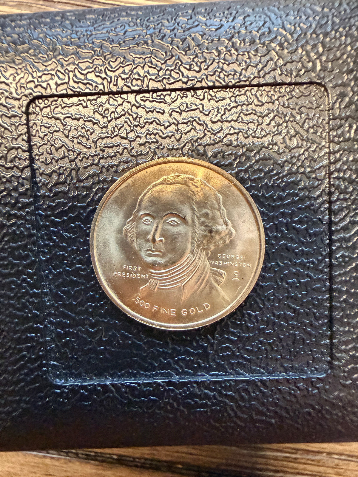 1976 George Washington Bicentennial Gold Medalet .500 Fine Gold Columbia Mint