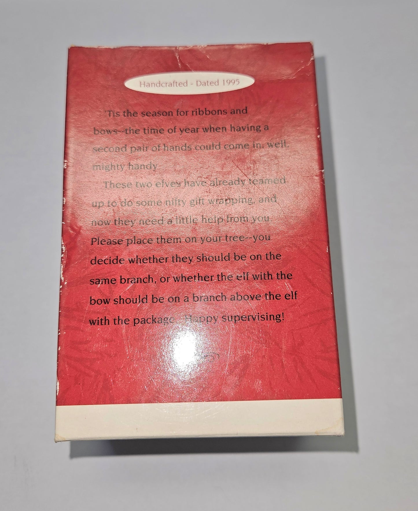 1995 Hallmark Keepsake Ornament "Happy Wrappers"