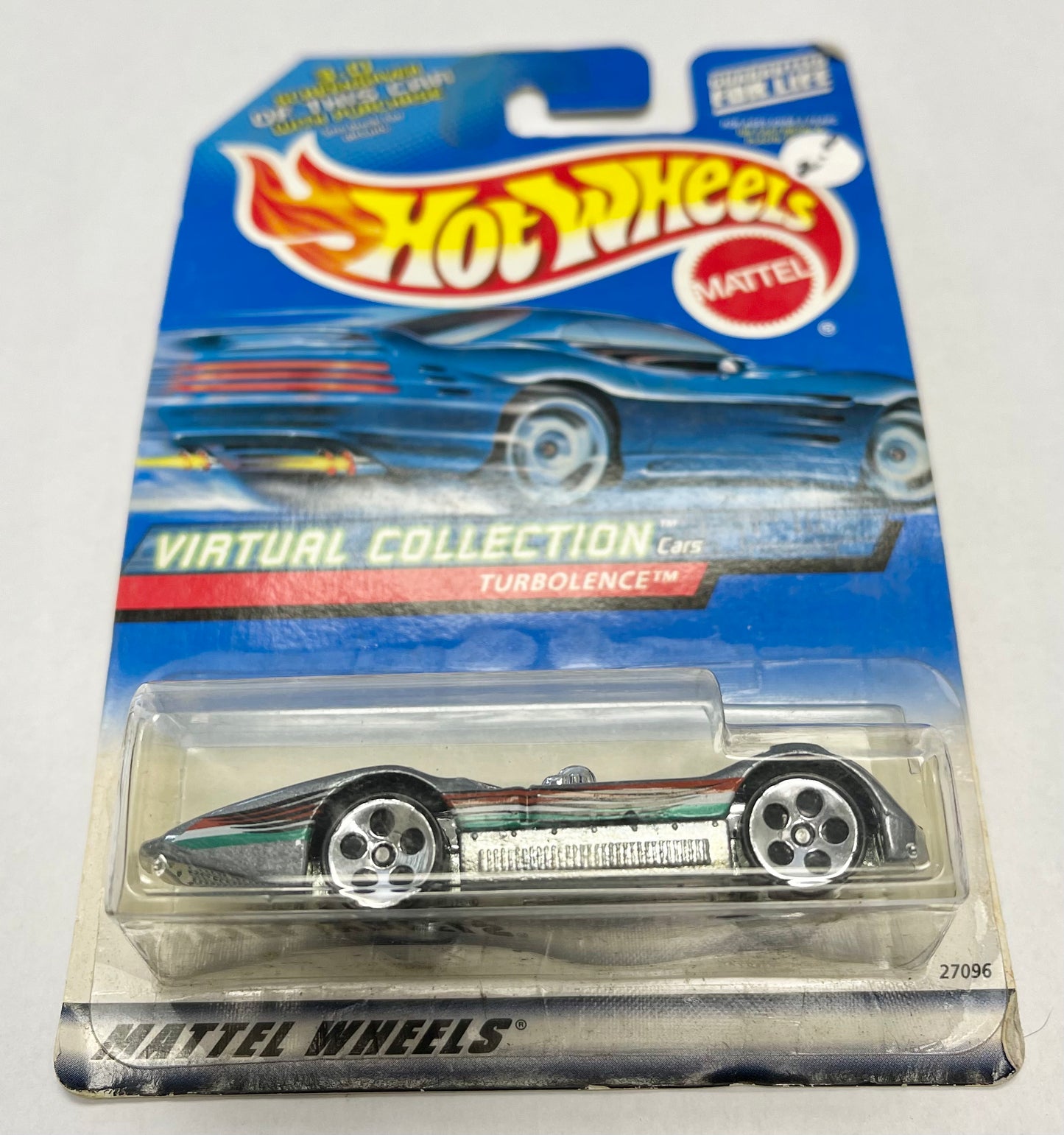 2000 Hot Wheels Virtual Collection Turbolence #129 Grey Silver