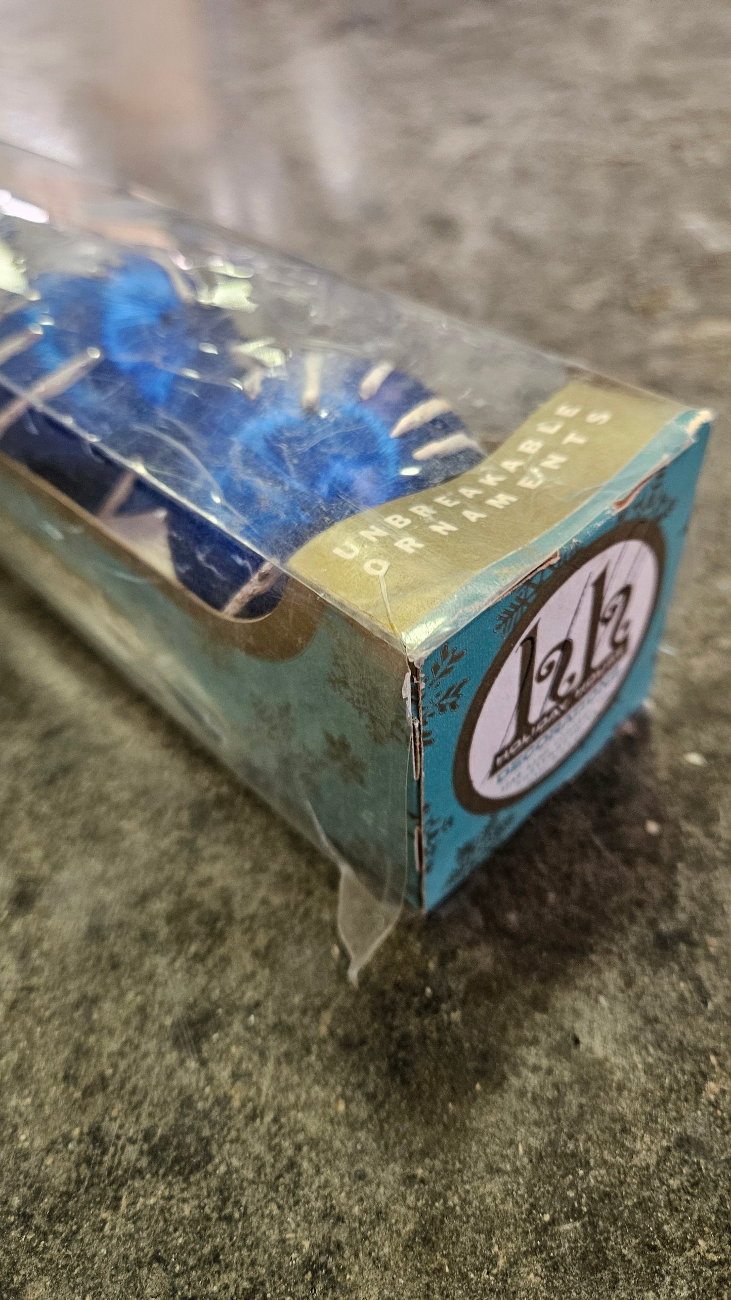 Holiday House Unbreakable Decorator Ornaments - Blue