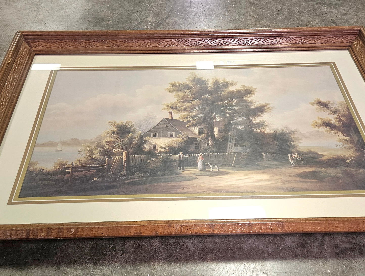 Pastoral Cottage Landscape Wall Art