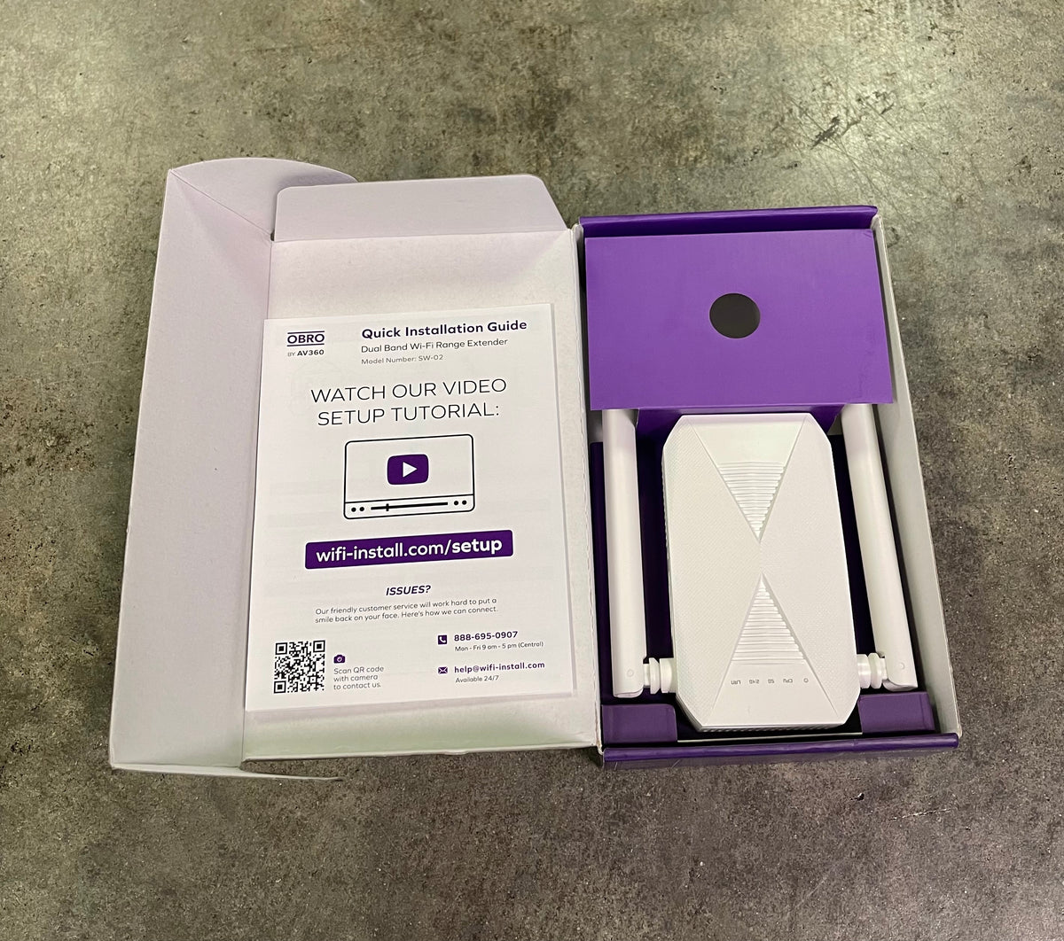 Obro AV360 Dual Band Wi-Fi Range Extender