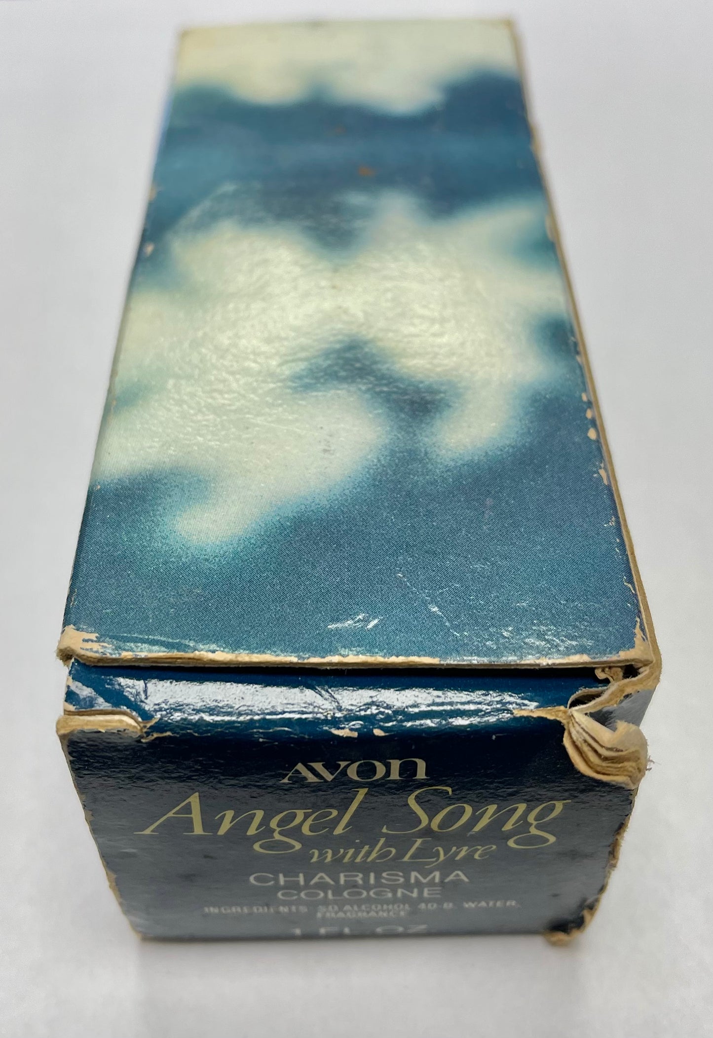 Avon "Angel Song with Lyre" Vintage Cologne Decanter