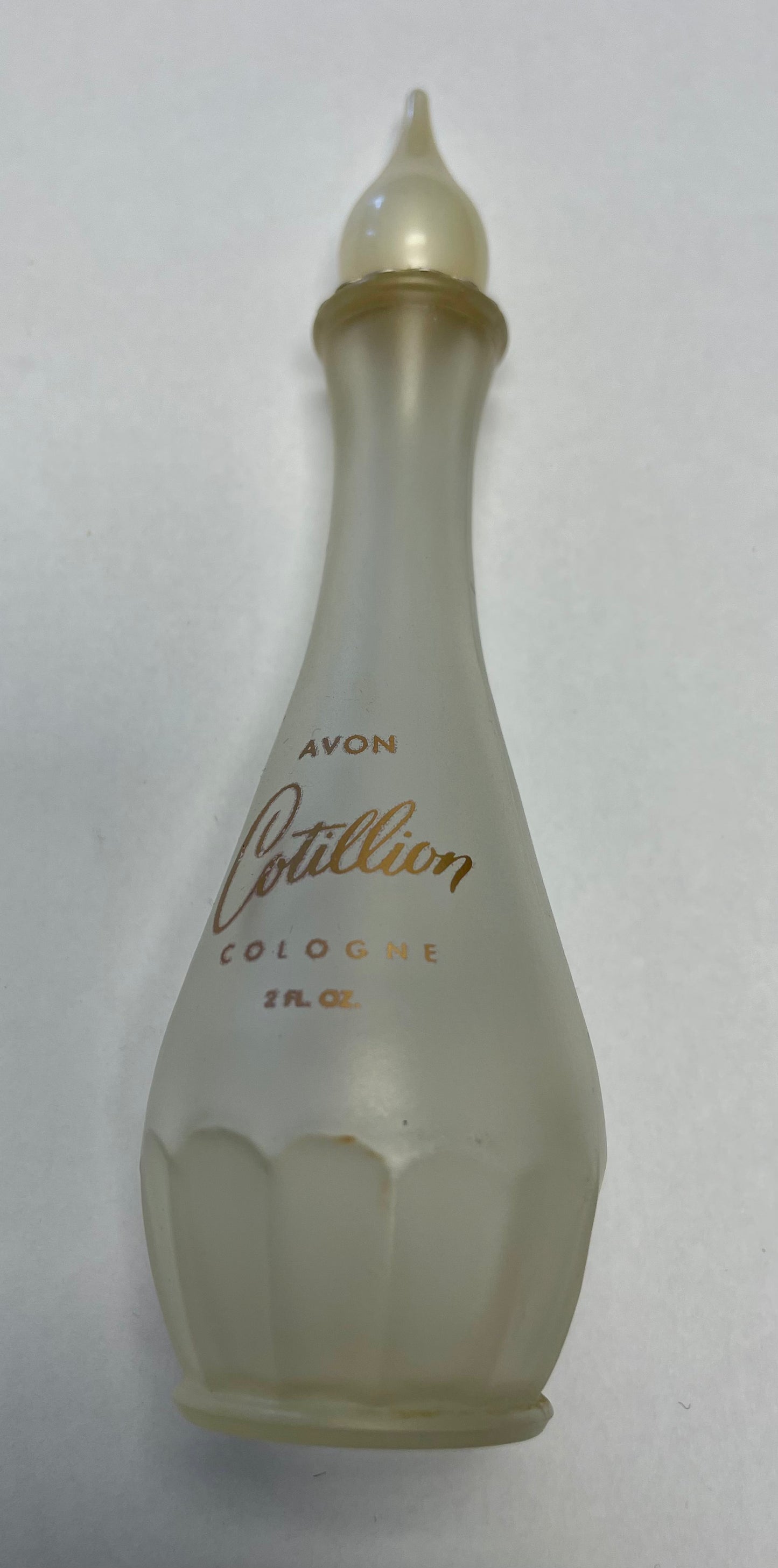 Avon Cotillion Cologne Glass Bottle