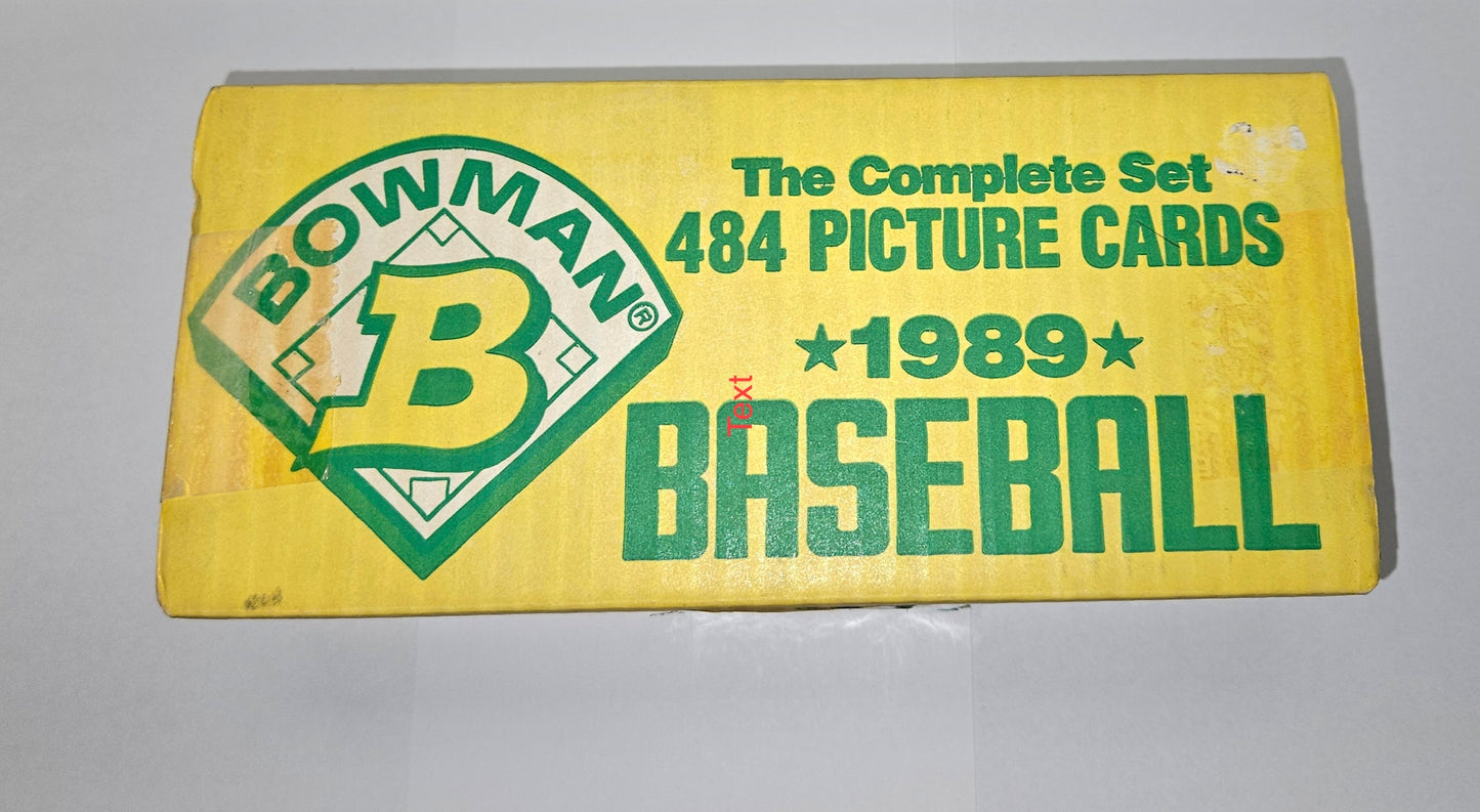 Bowman 1989 Baseball Set 484 Cards