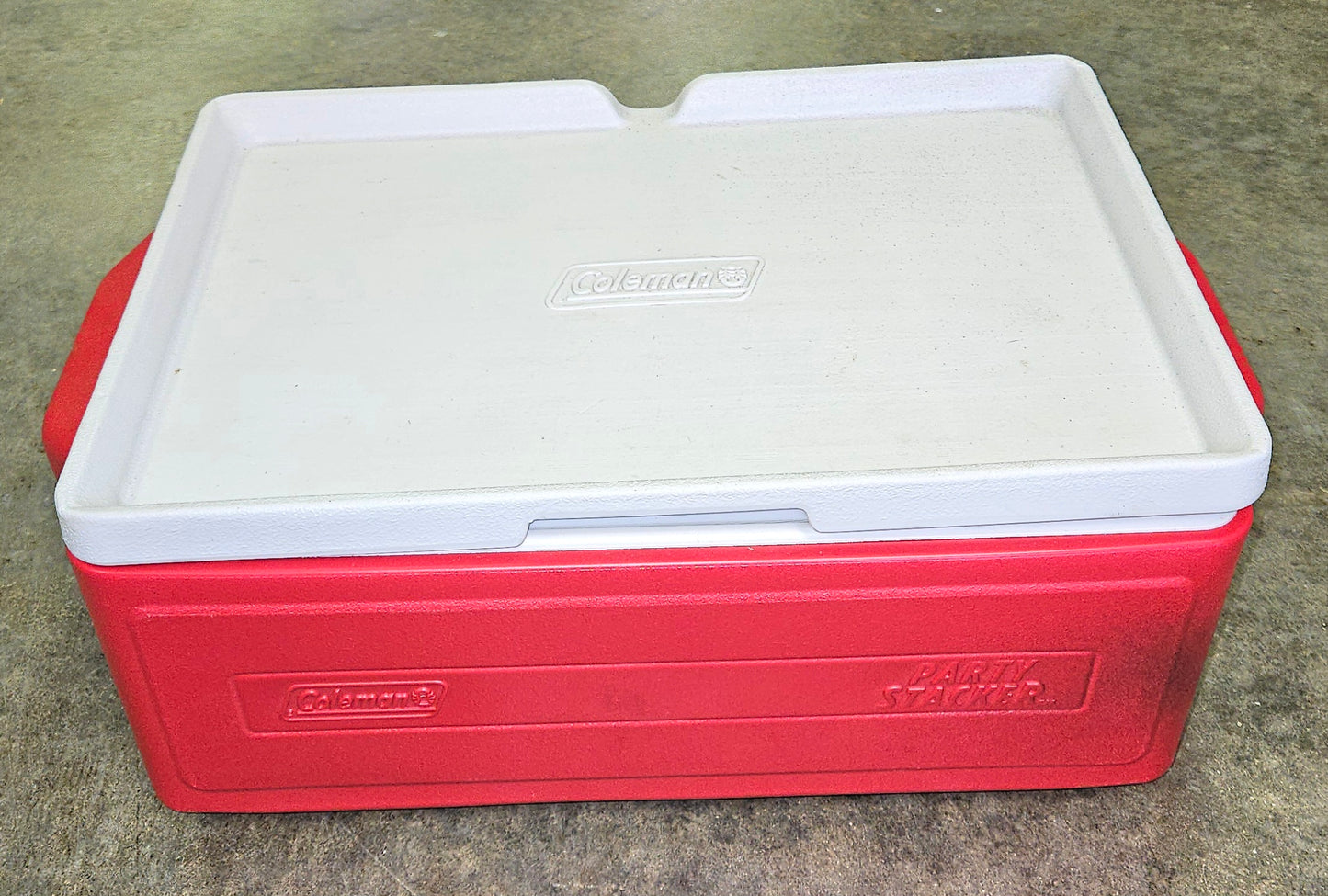 Coleman Party Stacker Cooler - Red
