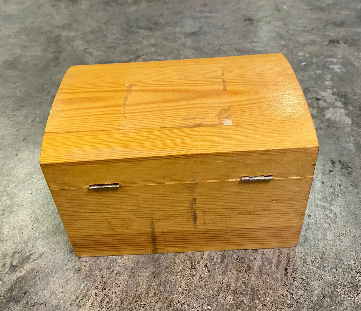 Domed Wood Storage Box