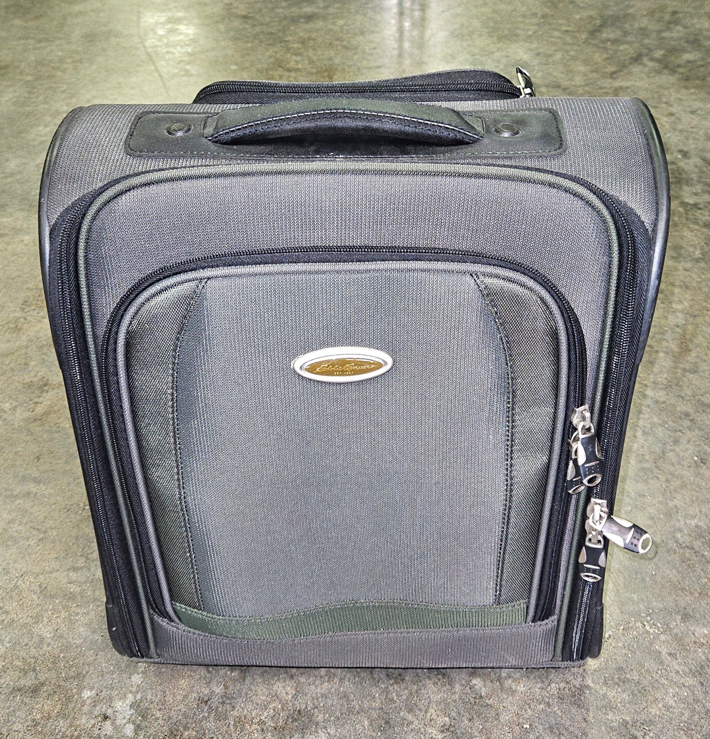 Eddie Bauer Gray Rolling Carry-On Suitcase