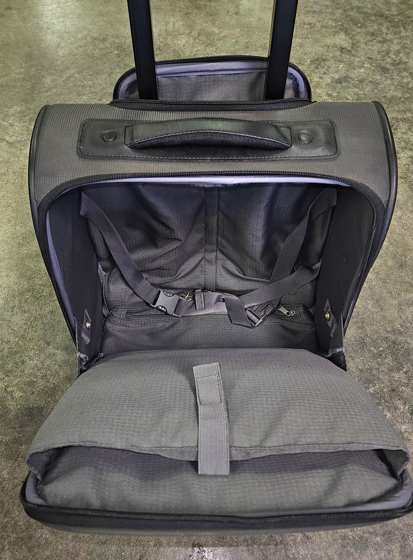 Eddie Bauer Gray Rolling Carry-On Suitcase