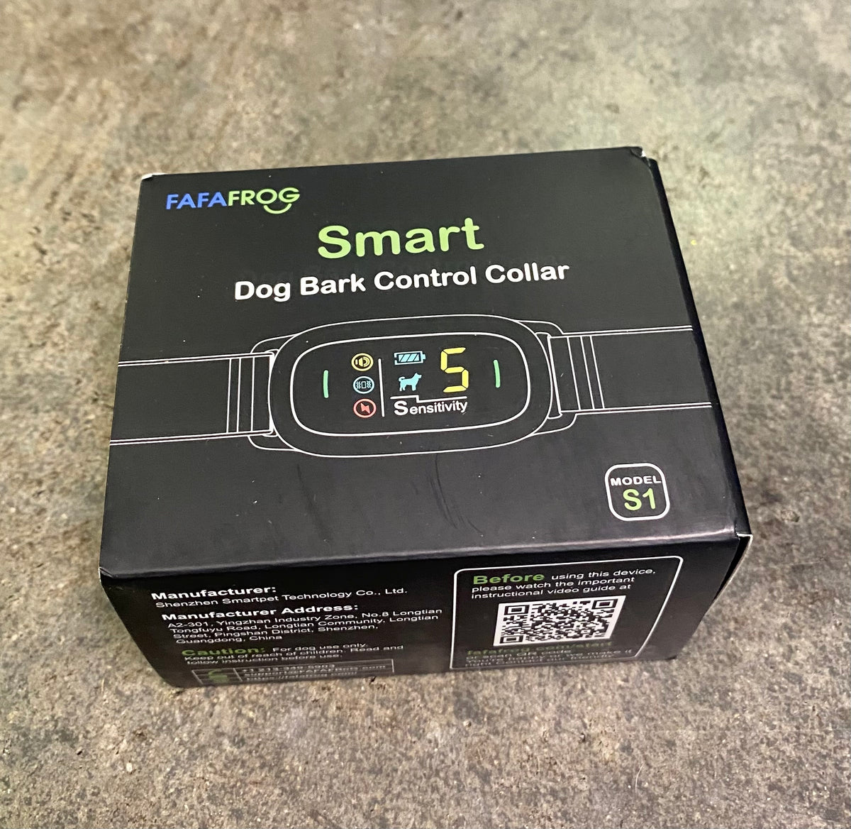 FAFAFROG Smart Dog Bark Control Collar (Model S1)