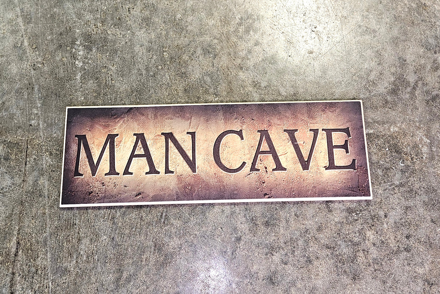 Framed Wall Art "Man Cave"