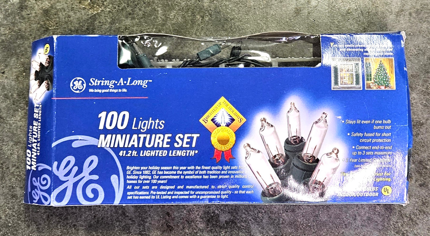 GE String-A-Long 100-Light Set - Green