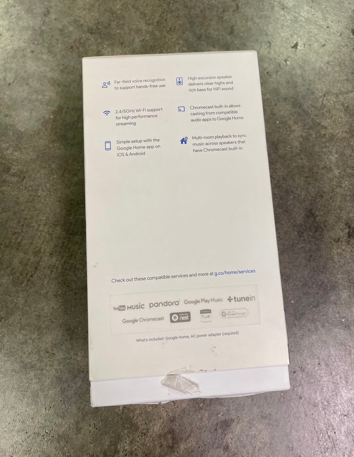 Google Home Voice Activated Speaker