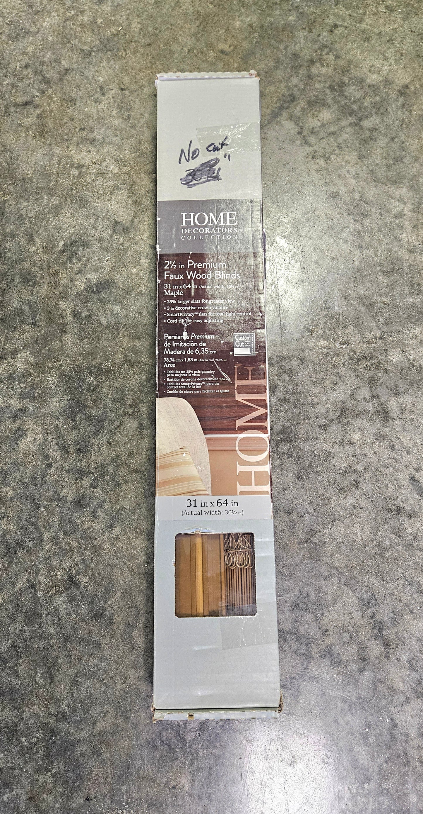 Home Decorators Collection 2 1/2 in Premium Faux Wood Blinds