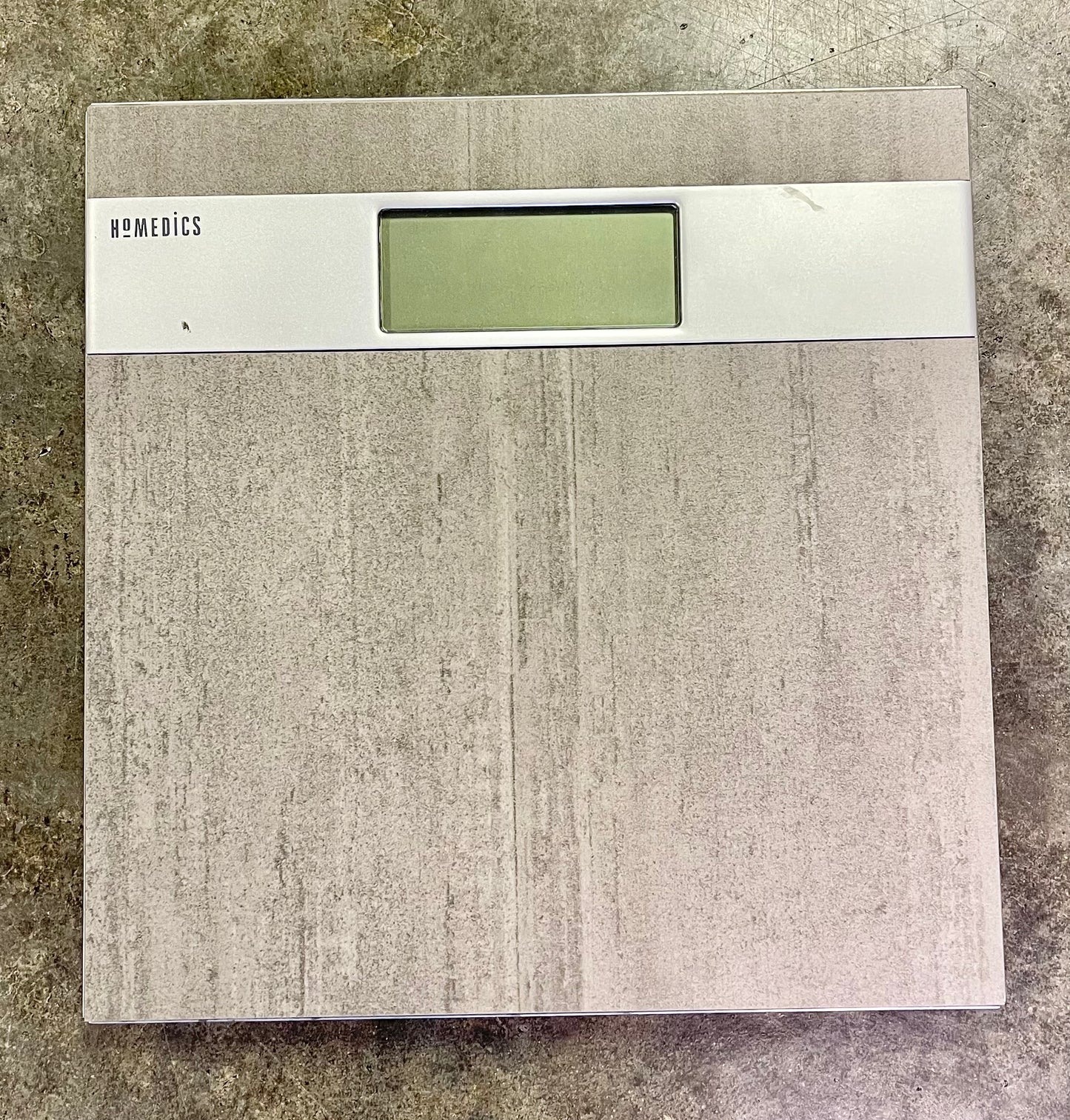 HoMedics Gray Stone Digital Scale