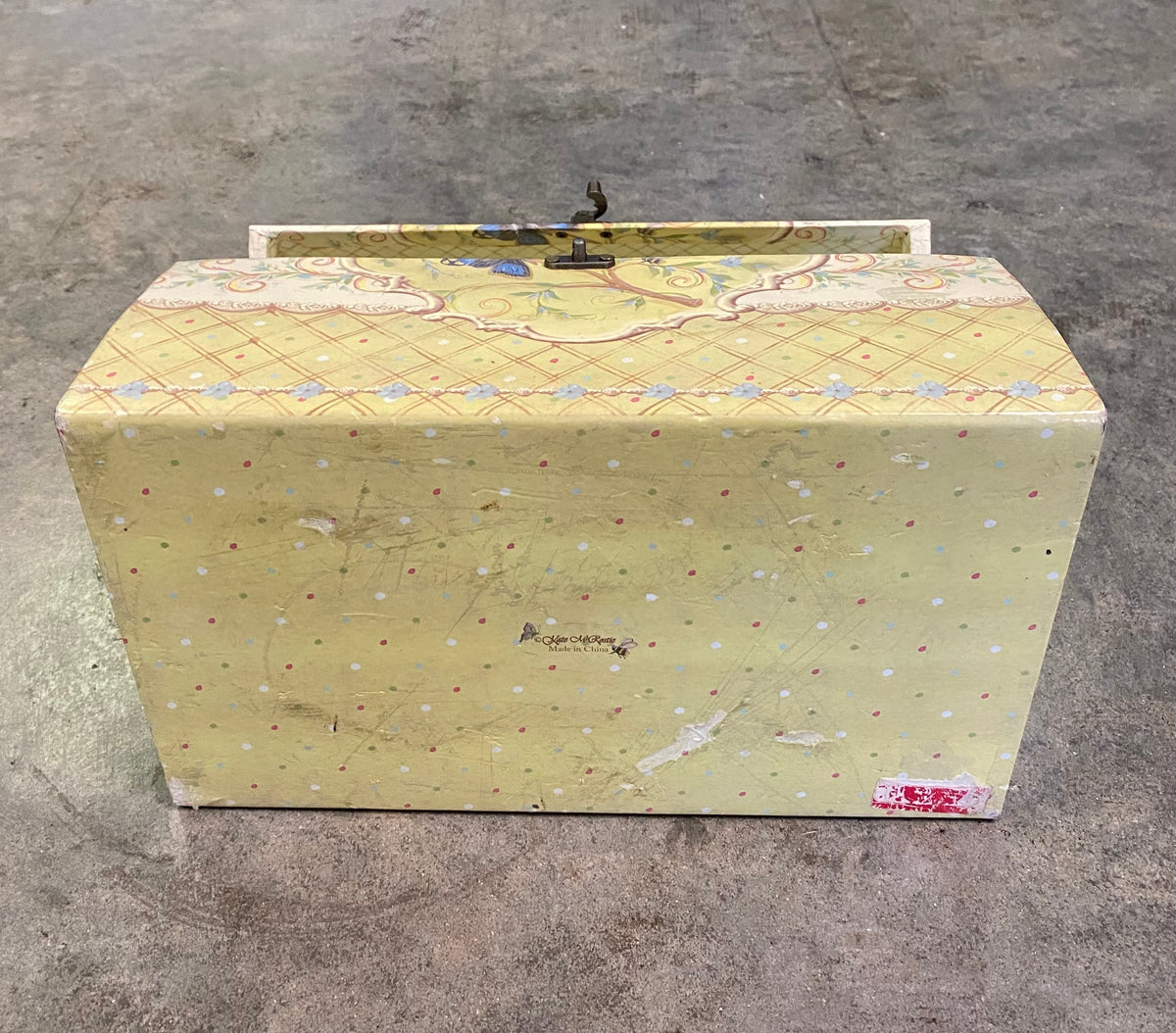 Kate McRostie Decorative Paperboard Keepsake Trunk Box