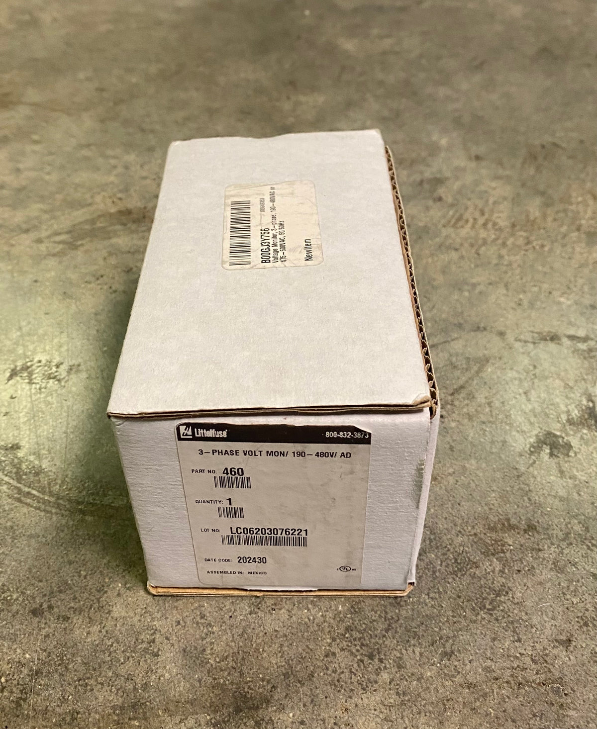Littelfuse SymCom MotorSaver 460 3-Phase Voltage Monitor Relay 190-480VAC
