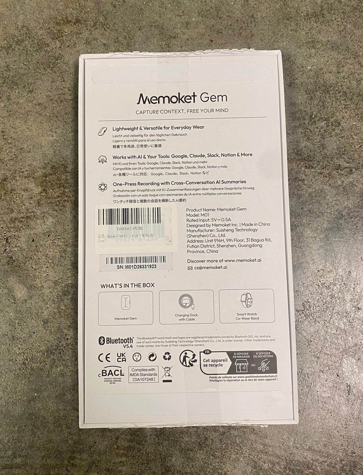 Memoket Gem (with Apple Watch Co-Wear band)