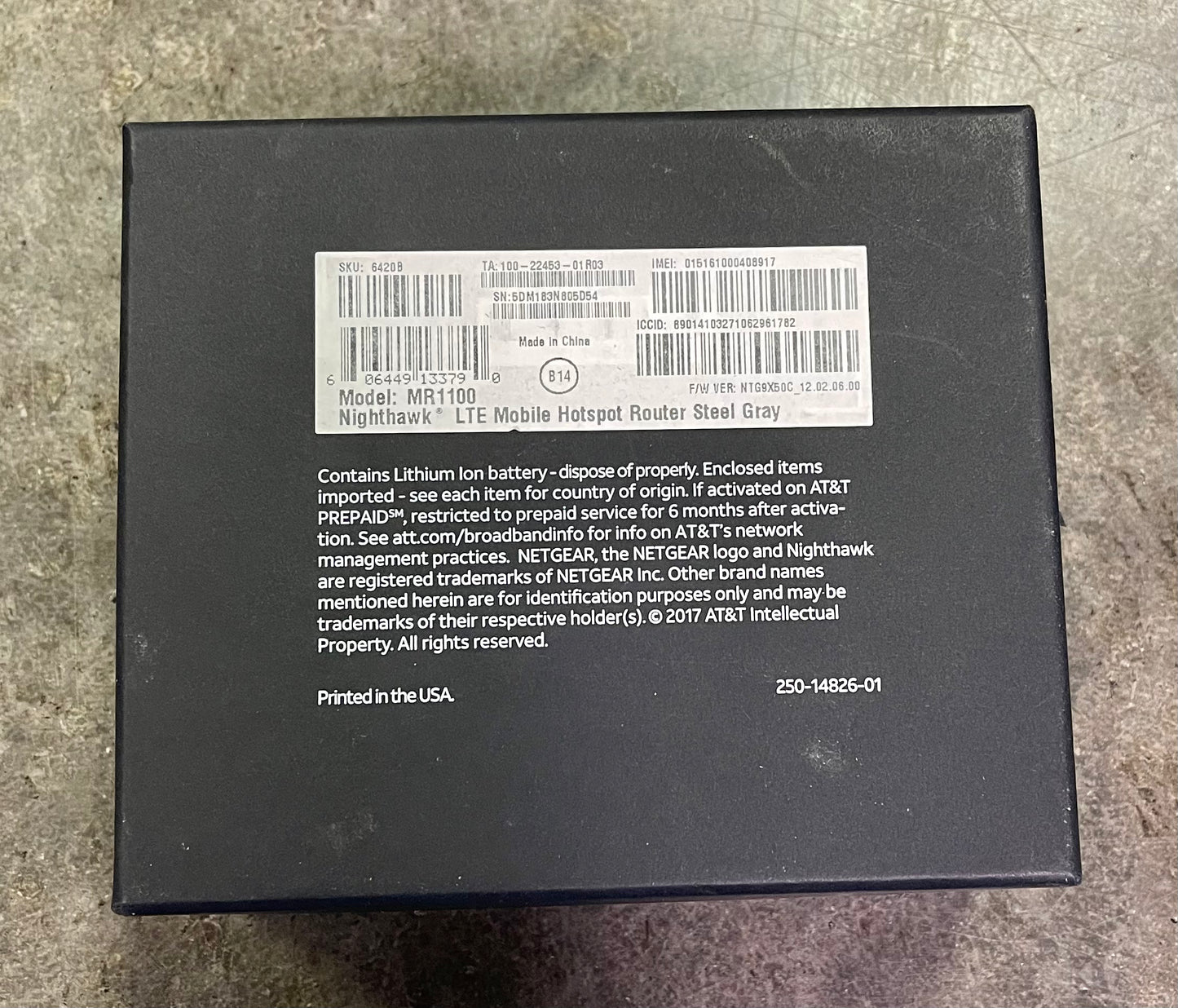 NETGEAR Nighthawk M1 (MR1100) LTE Mobile Hotspot Router