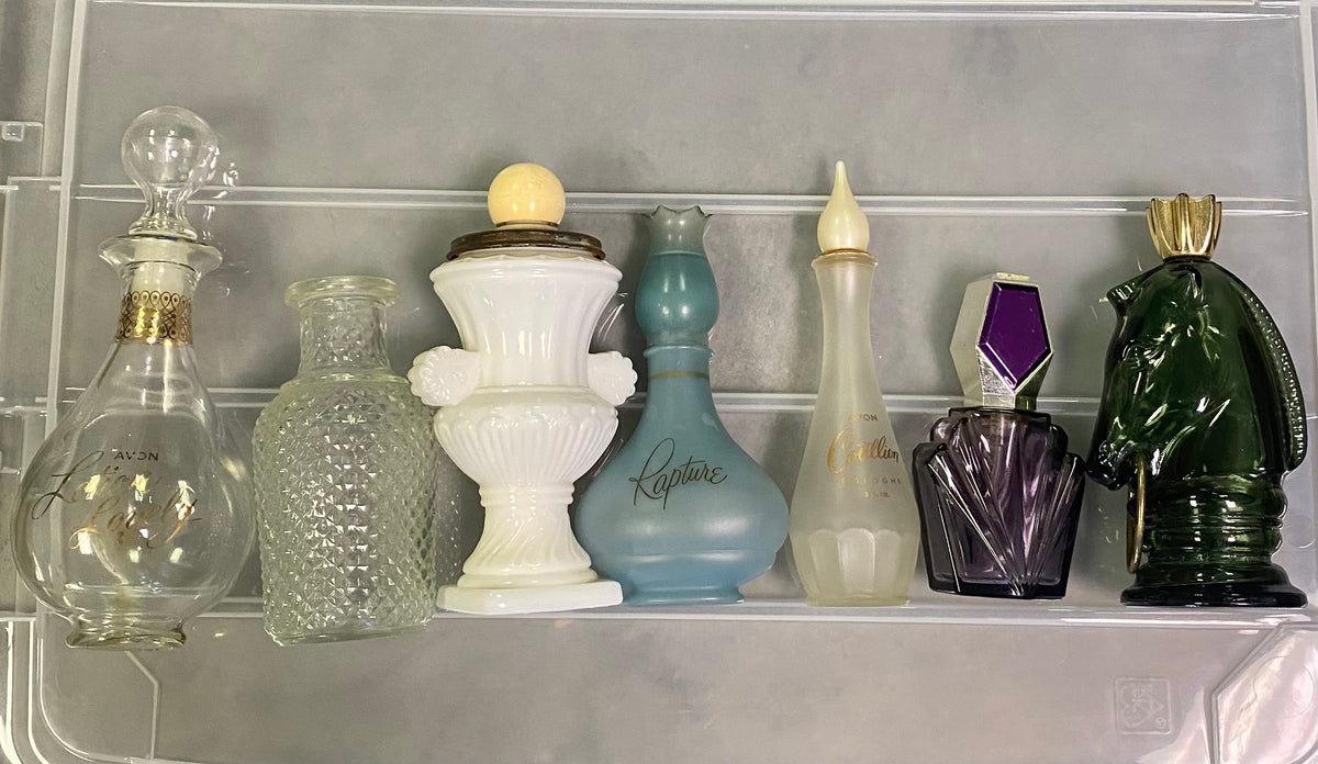 Vintage Avon Collectible Decanter Bottles (7-Piece Lot)