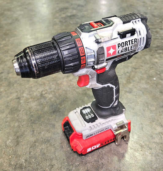 PORTER-CABLE Drill With 20V Lithium Battery Charger