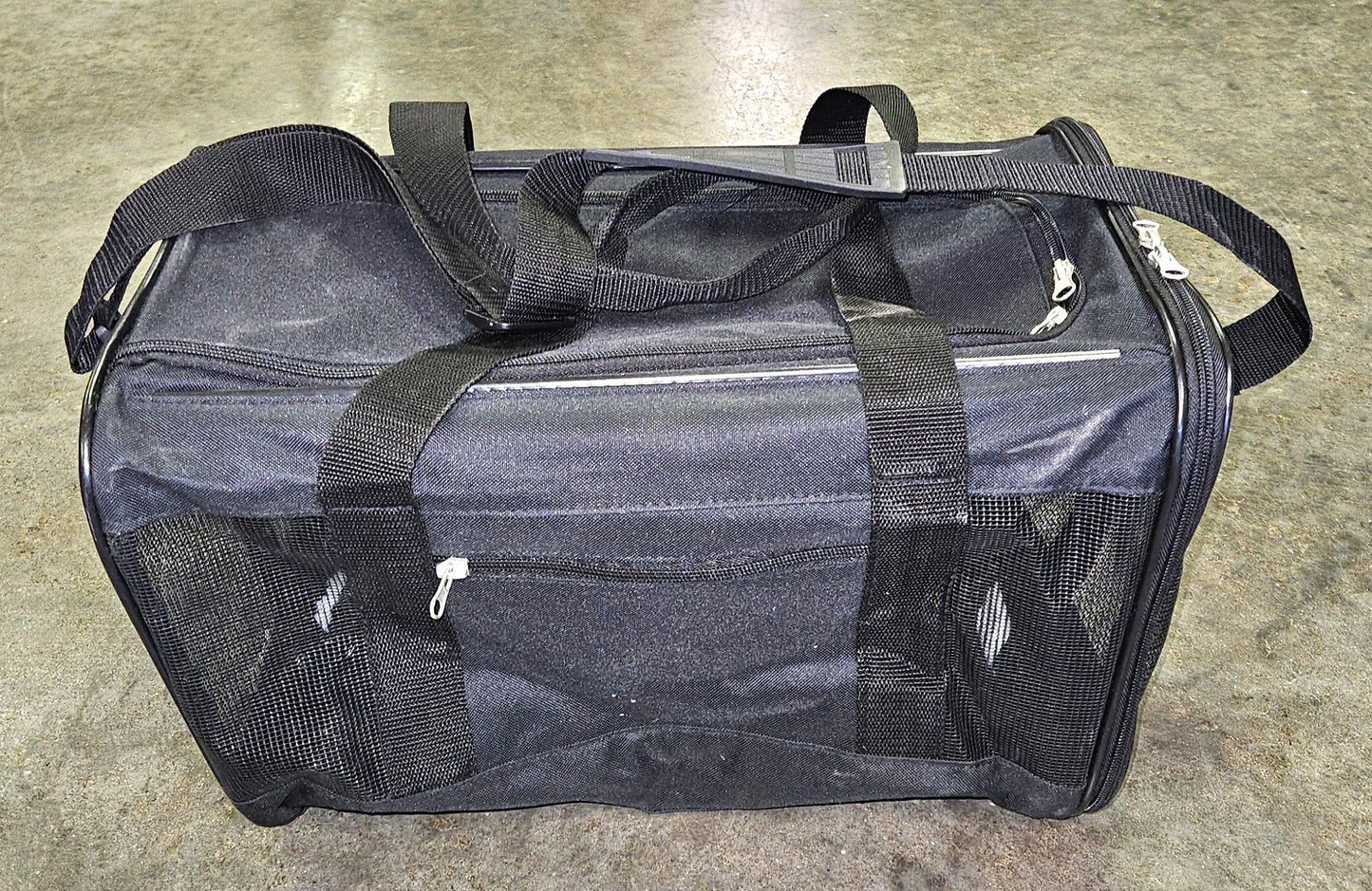 Soft-Sided Black Pet Carrier