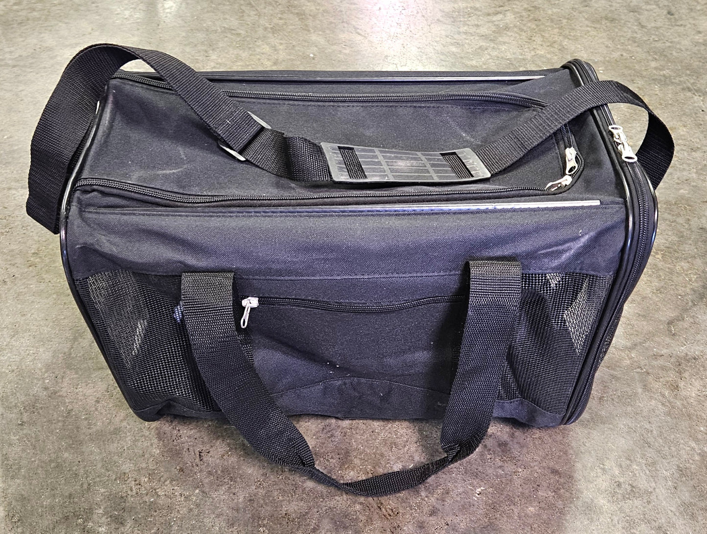 Soft-Sided Black Pet Carrier