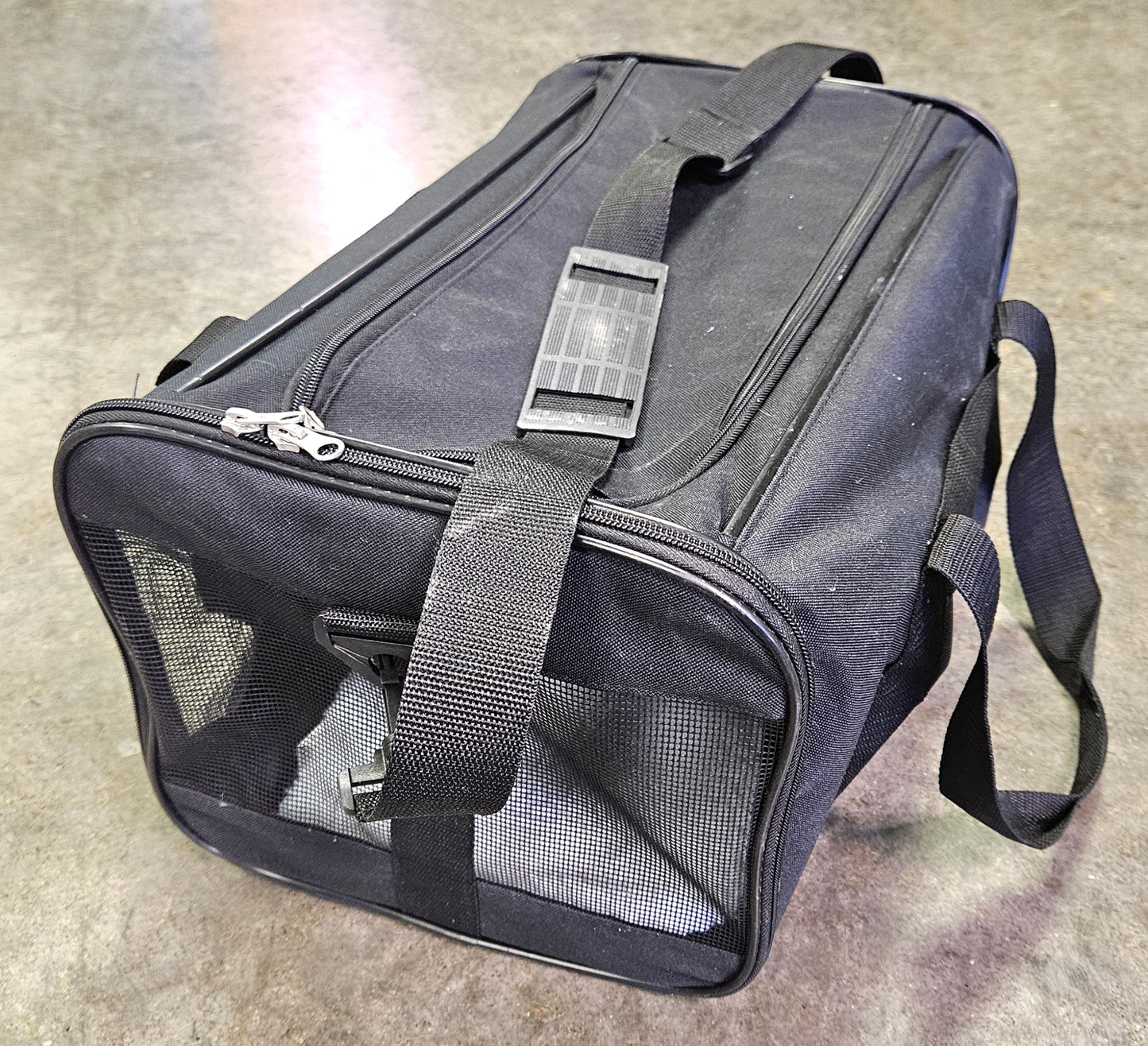 Soft-Sided Black Pet Carrier