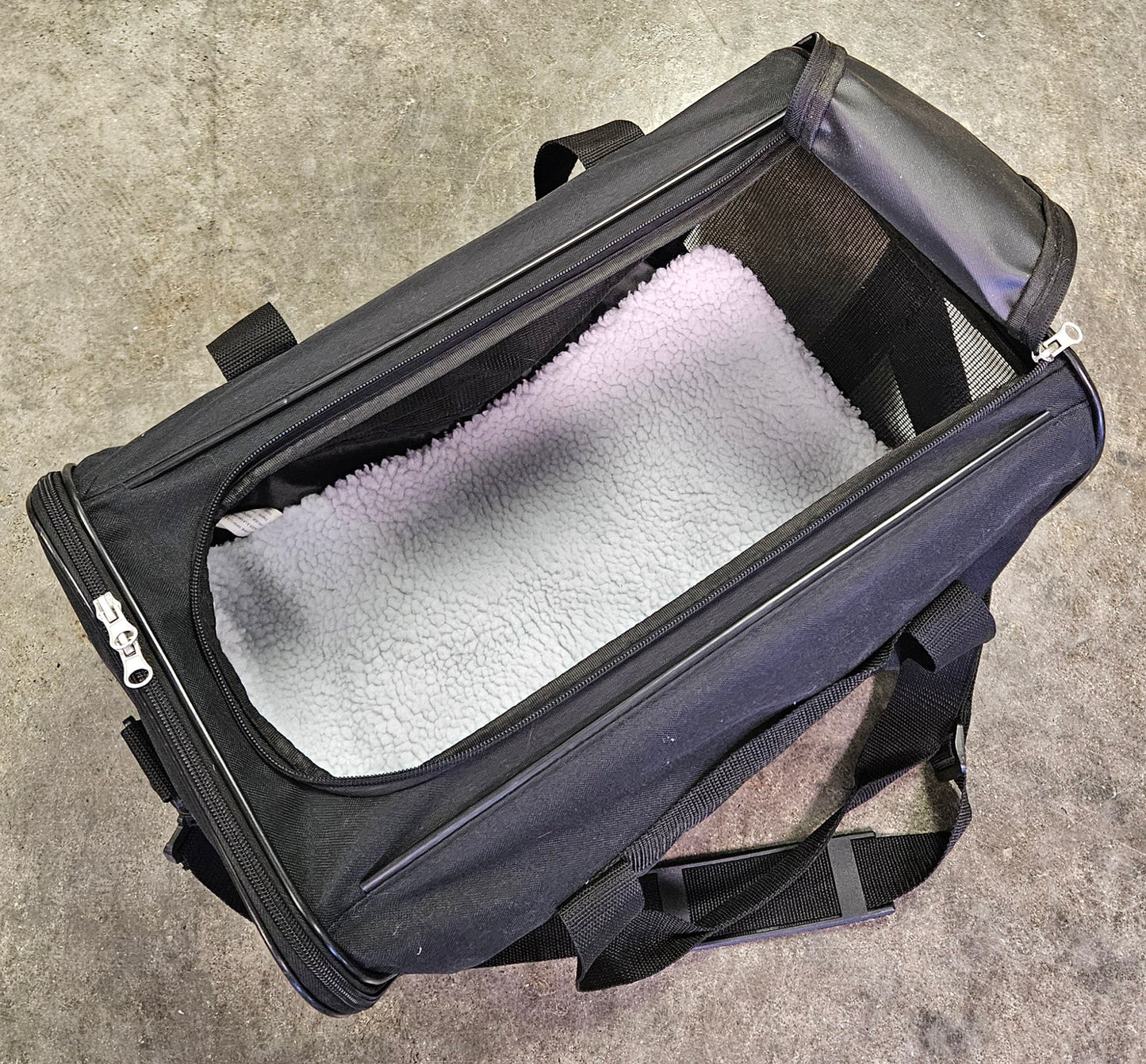 Soft-Sided Black Pet Carrier