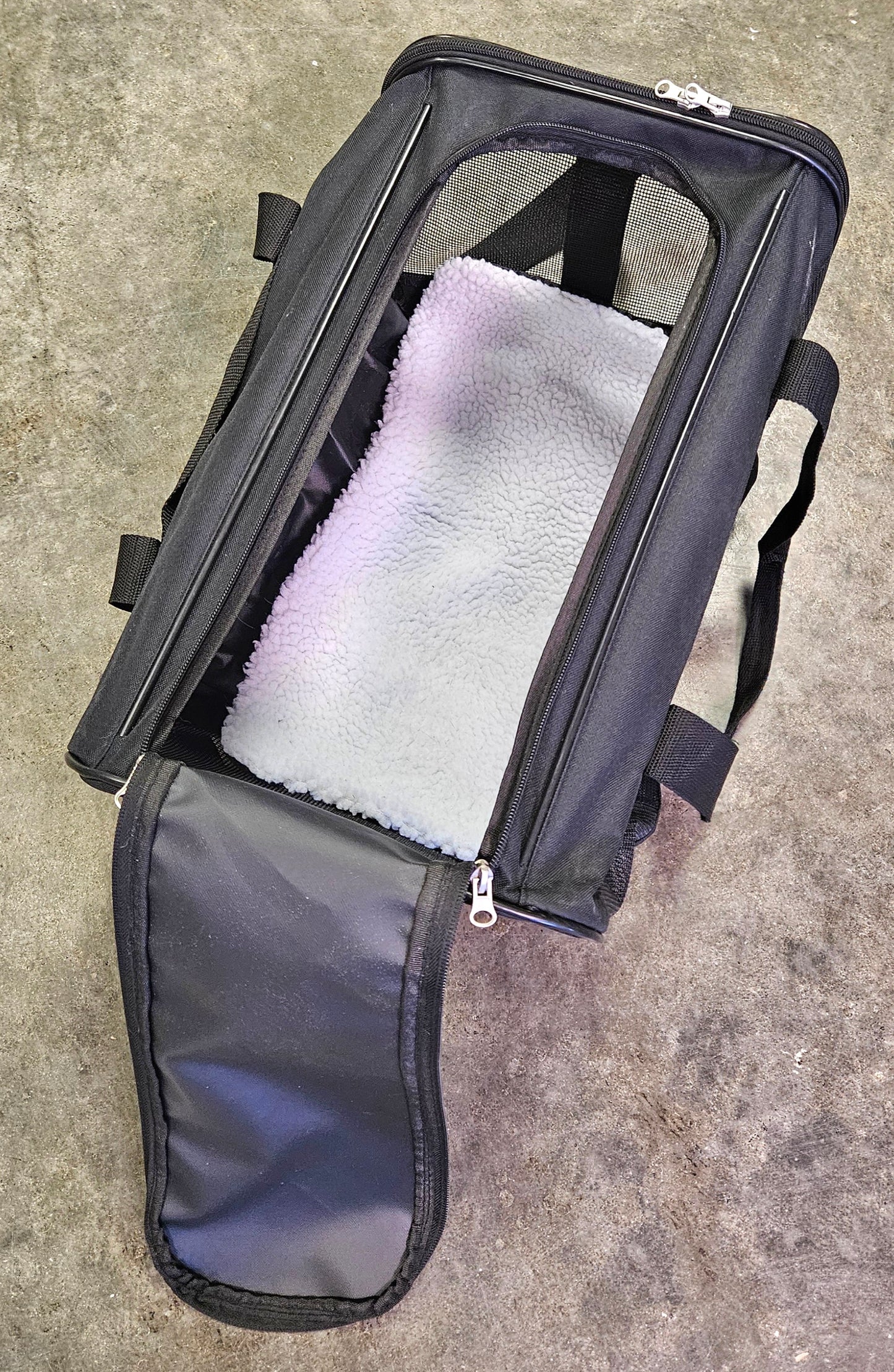 Soft-Sided Black Pet Carrier