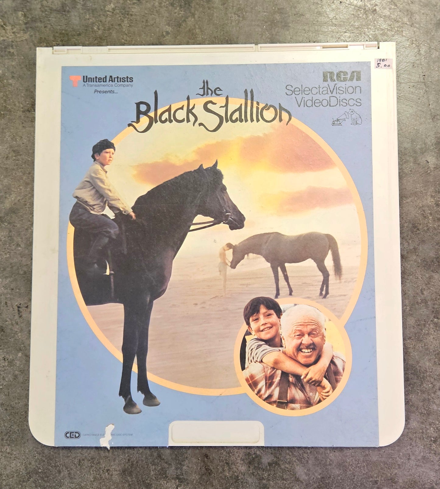 The Black Stallion SelectaVision VideoDiscs