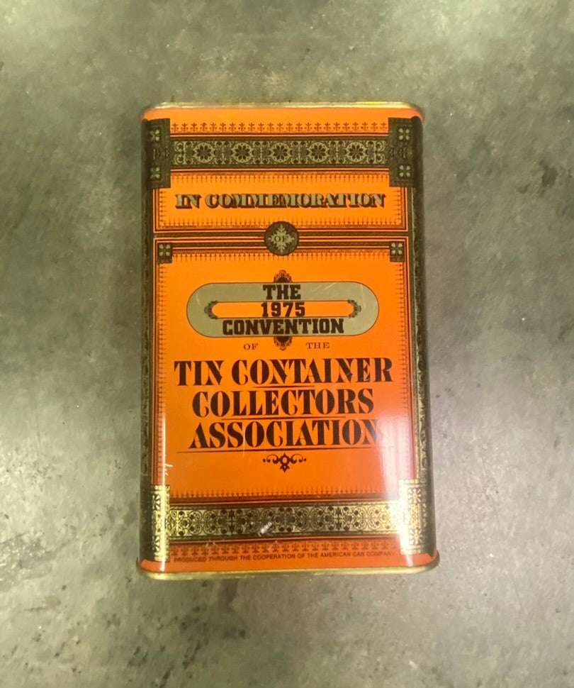 Vintage 1975 Tin Container Collectors Association TCCA Convention Tin Kansas City