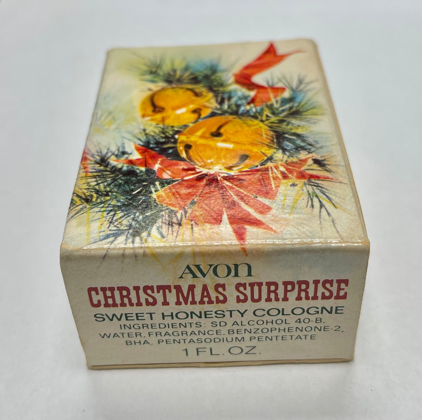 Vintage Avon "Christmas Surprise" Cologne Bottle
