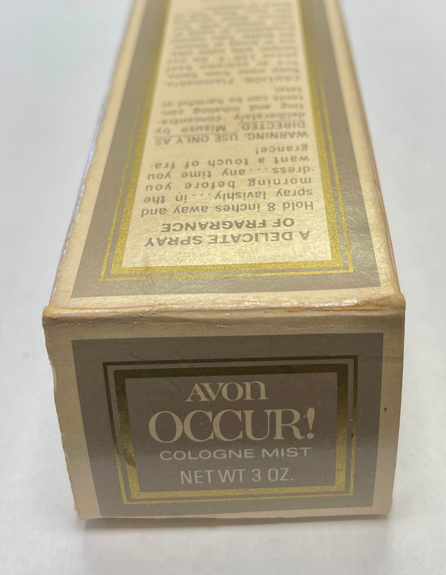 Vintage Avon Occur! Cologne Mist