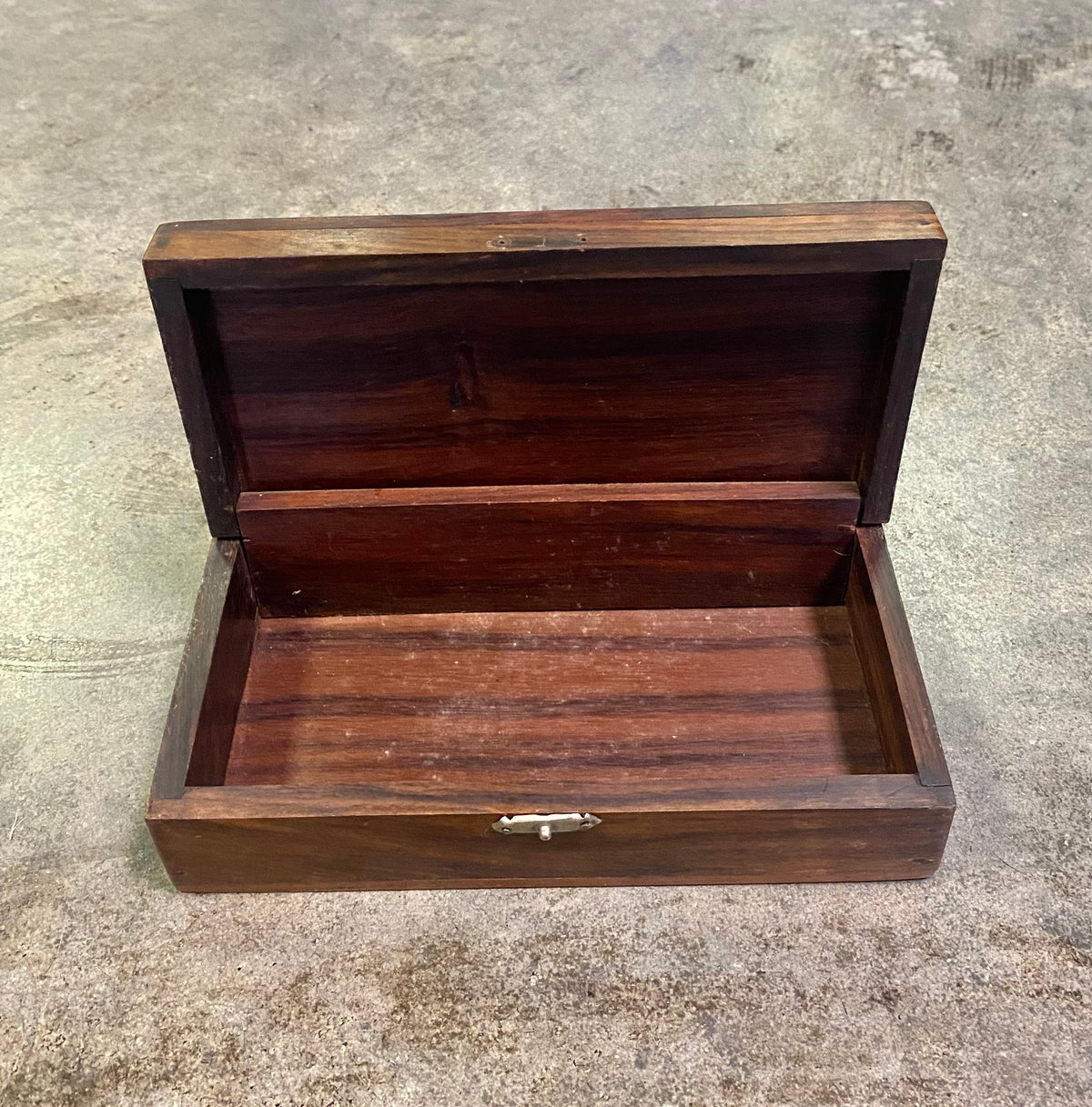 Vintage Japanese Marquetry Wood Trinket Box