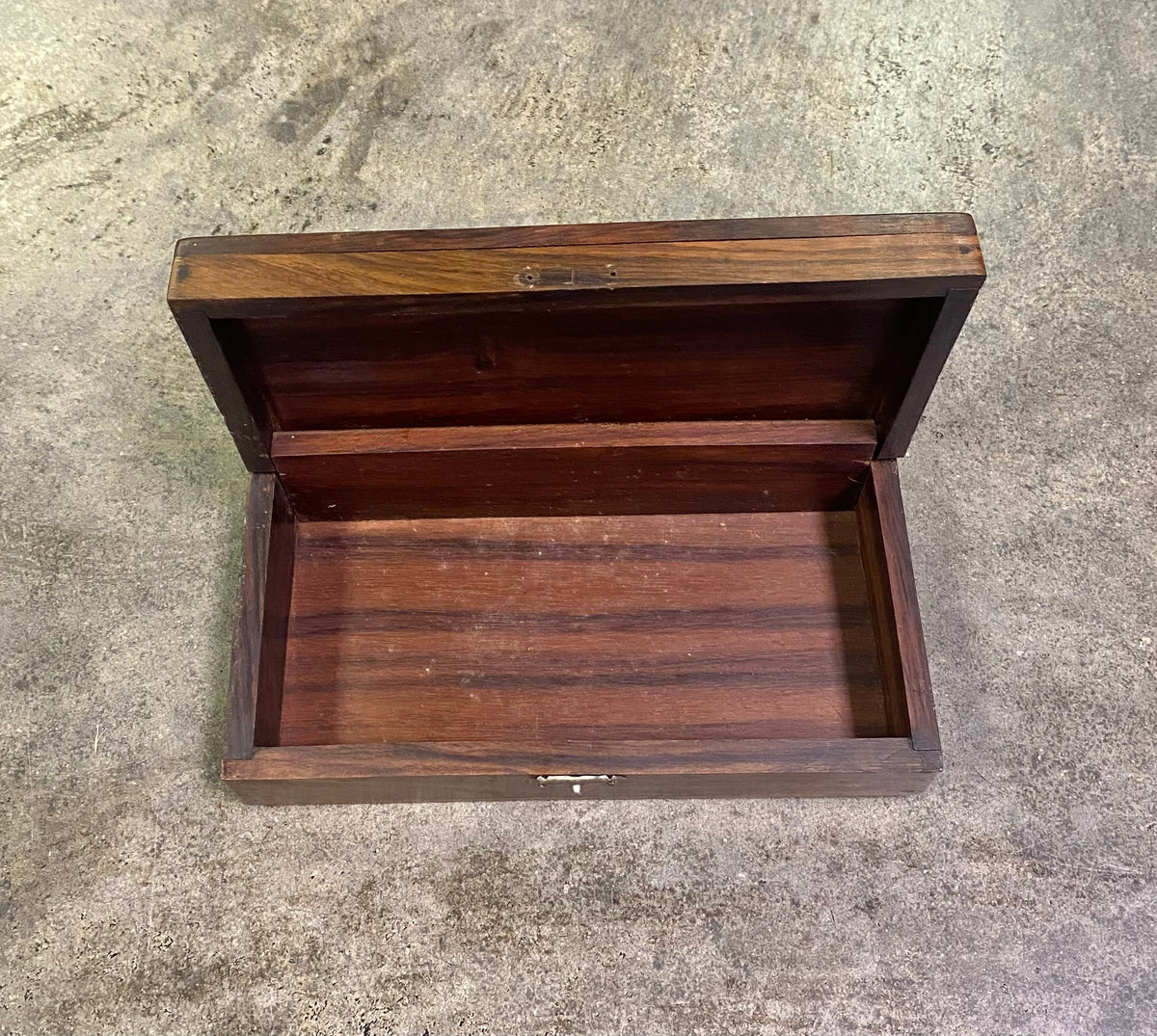 Vintage Japanese Marquetry Wood Trinket Box