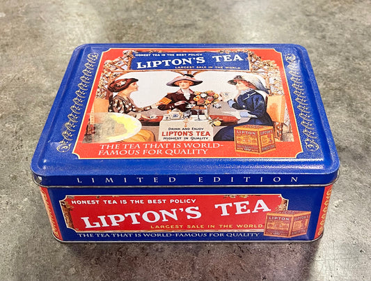 Vintage Lipton's Tea Limited Edition Nostalgic Collectible Tin Series