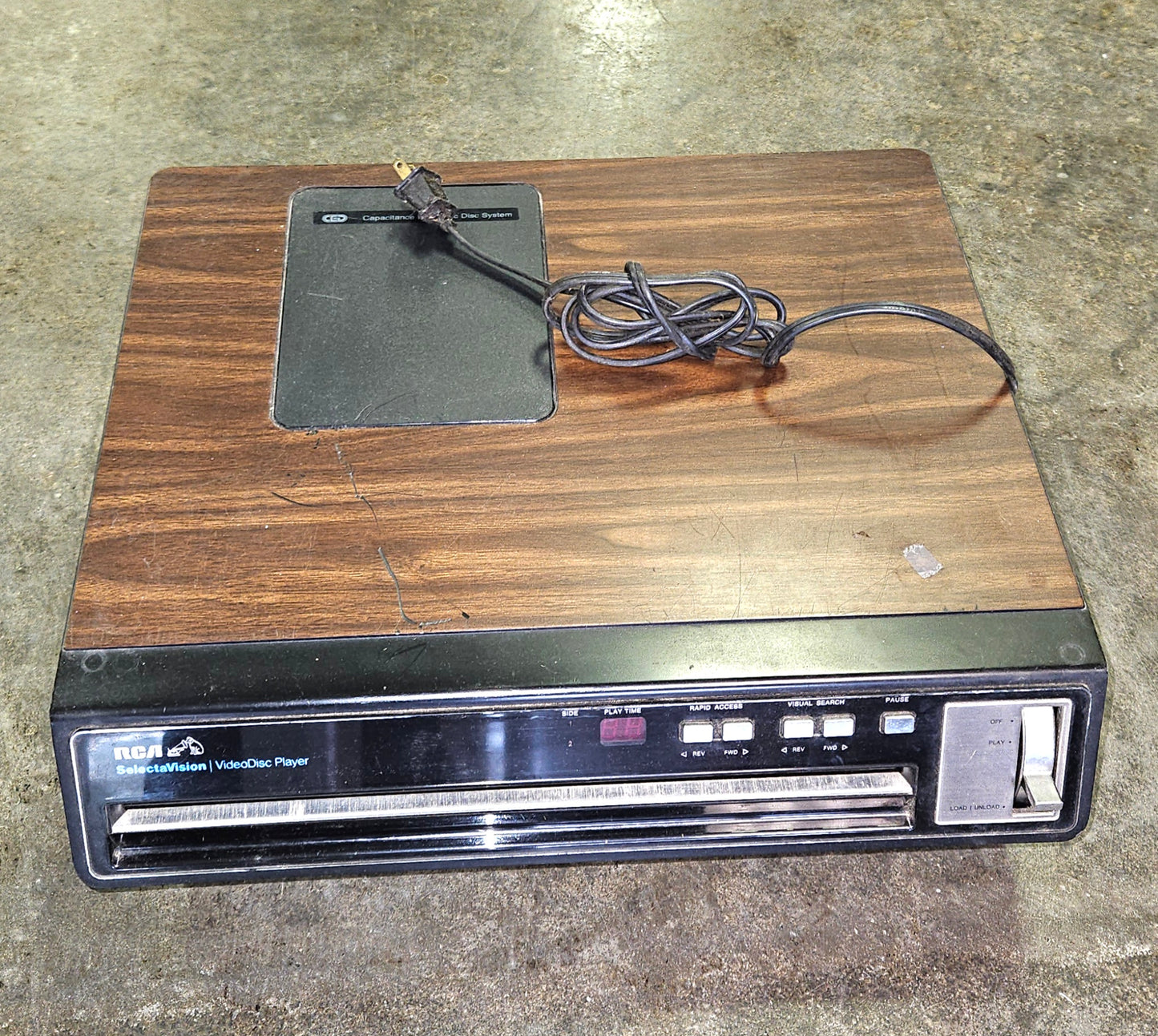 Vintage RCA SelectaVision Video Disc Player