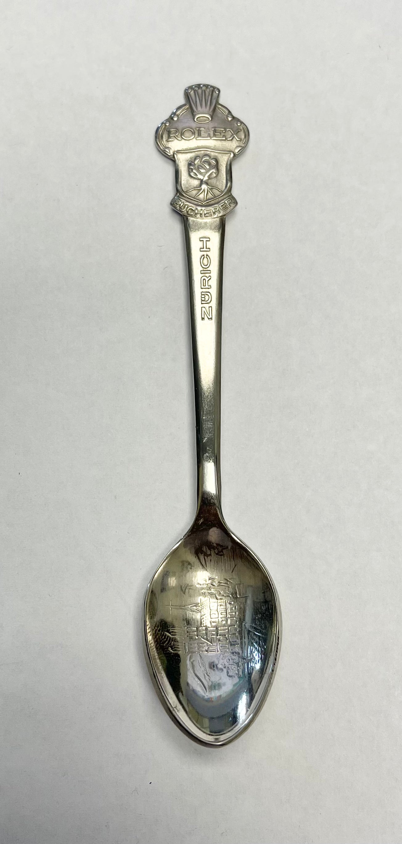 Vintage Rolex Bucherer Souvenir Spoon From Zurich, Switzerland