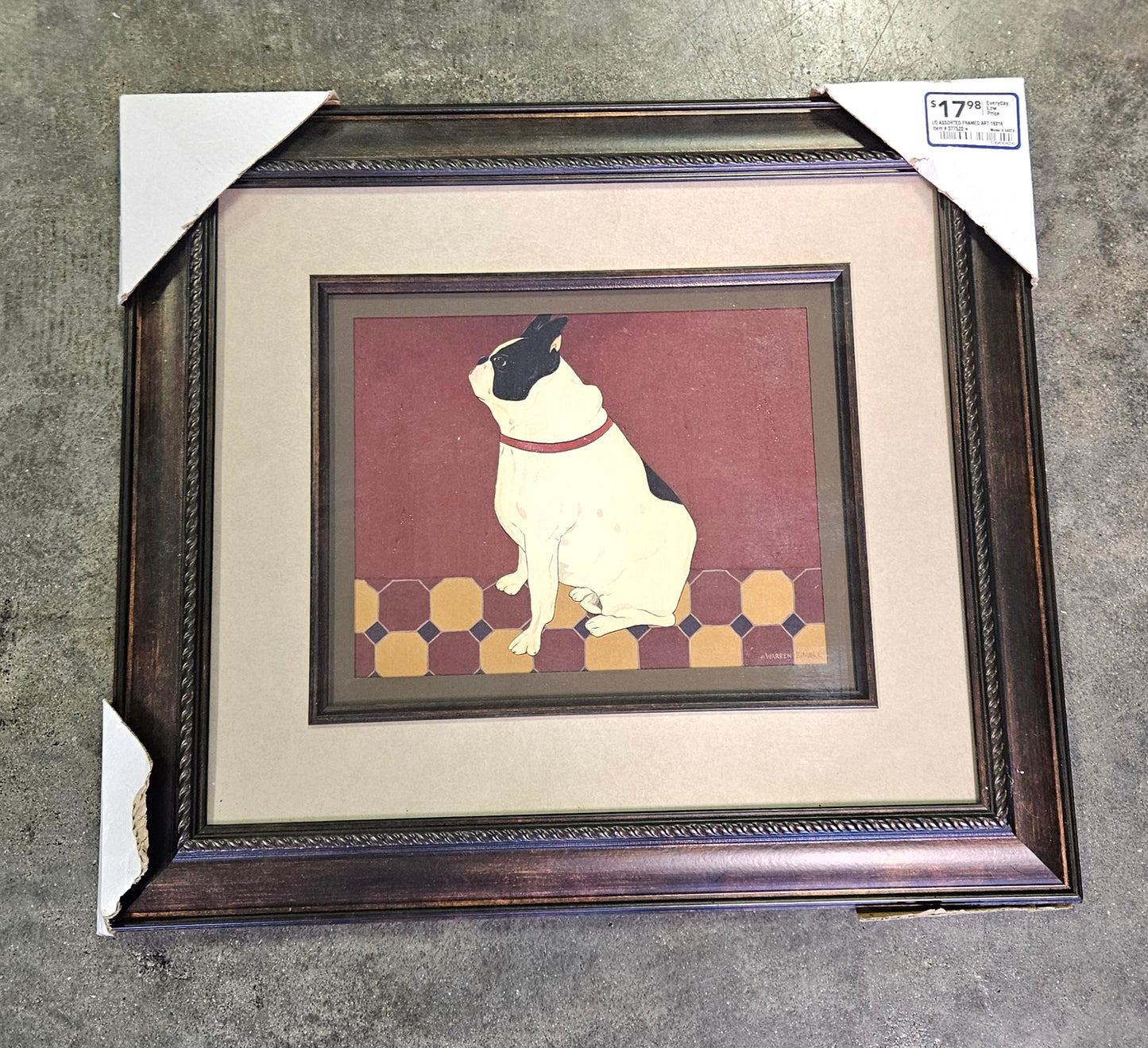 Warren Kimble French Bulldog Wall Art